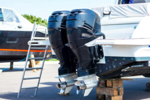 two four stroke boat engine. two four stroke boat engine.